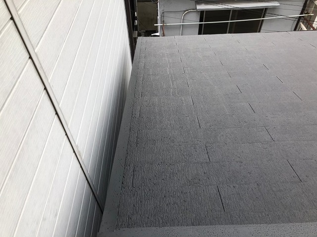 カラーベスト設置棟板金も